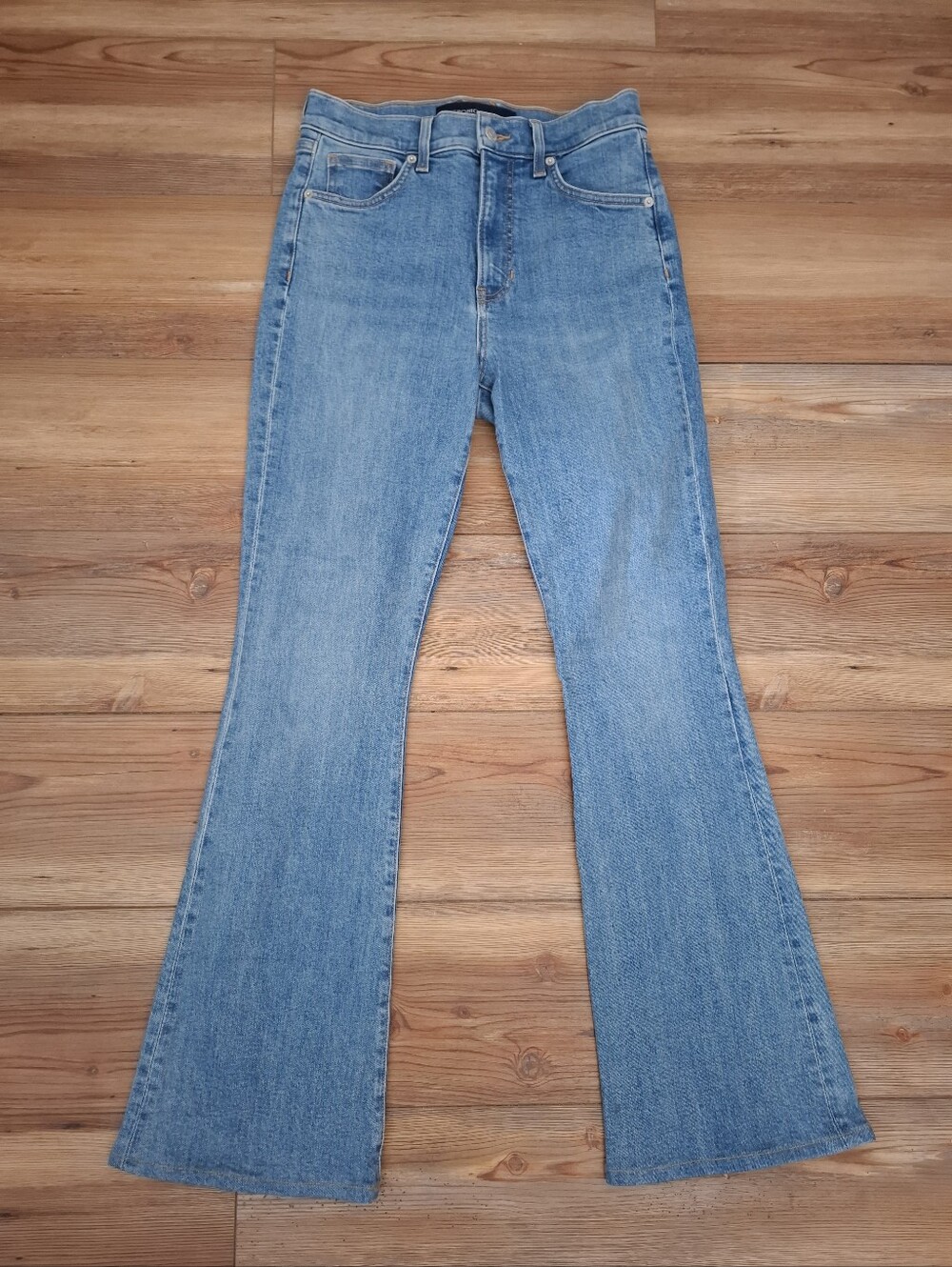 Veronica Beard Beverly Skinny Flare Jeans Women's 28 Blue Wanderer Dust